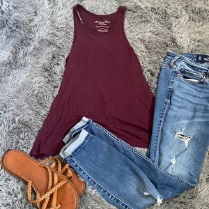 American Eagle boyfriend tank XS